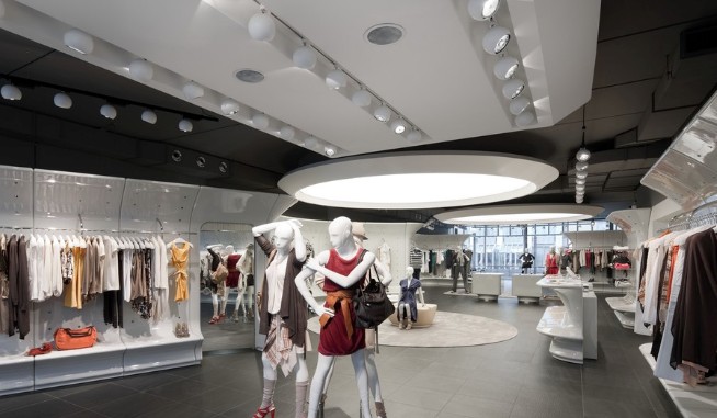 服装店最新装修效果图,时尚与功能的完美结合