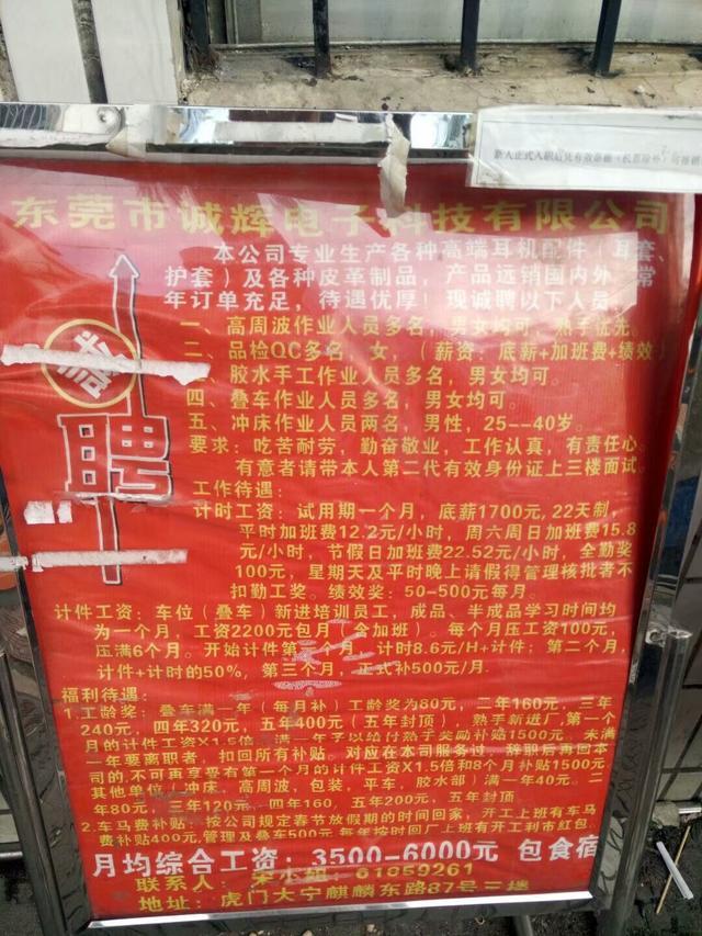 东升镇最新临时工招聘