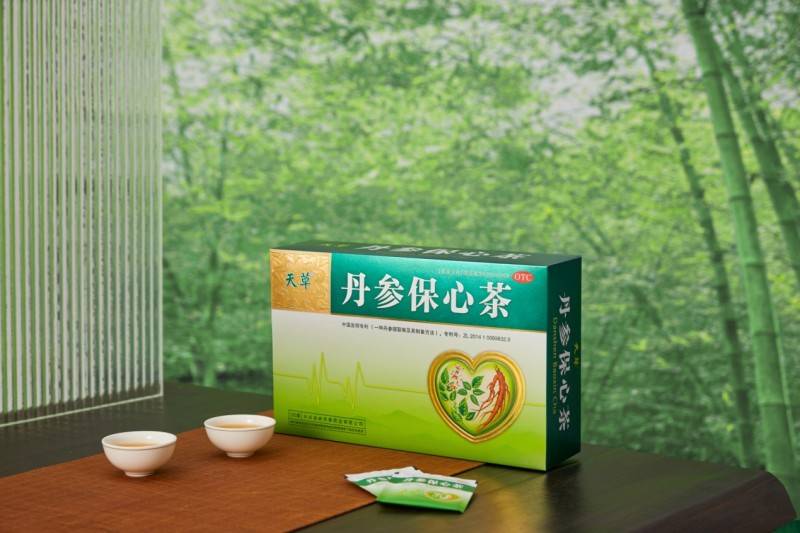 丹参保心茶，一杯茶，一份情